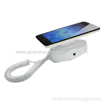Wall-mounted mobile phone security display stand
